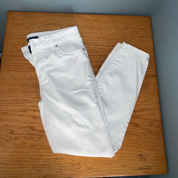 Blue Spice Denim - White Denim Jeans